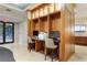A computer room with two desk stations and a flat screen TV at 3445 Stratford Ne Rd # 2403, Atlanta, GA 30326