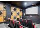 Community movie theater room with tiered seating and projector screen at 800 Peachtree Ne St # 8508, Atlanta, GA 30308