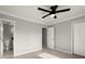 Neutral bedroom with plush carpet and an adjoining bathroom at 265 Winding River Dr # F, Atlanta, GA 30350