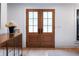 Lovely entryway featuring double doors with glass panes, and hardwood flooring at 2231 Fairoaks Rd, Decatur, GA 30033