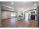 Open layout of living room into updated kitchen space with white cabinets at 228 W Simon Nw Ter, Atlanta, GA 30318