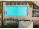 Aerial of an outdoor pool area featuring lounge chairs, umbrellas, and lots of room to relax at 170 Boulevard Se # H416, Atlanta, GA 30312