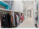 Large walk-in closet offering ample storage, rod space, and custom organization at 29 Cliftwood Dr, Sandy Springs, GA 30328