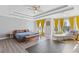 Spacious main bedroom featuring light gray walls, natural light and modern decor at 1331 Dayspring Trce, Lawrenceville, GA 30045