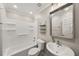 Cozy bathroom with a shower/tub, toilet, and sink at 1152 Liberty Nw Pkwy, Atlanta, GA 30318