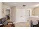 Upstairs hallway showing the entry to a bedroom and large closet for extra storage at 144 Fox Creek Dr, Woodstock, GA 30188