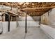 Unfinished basement with exposed ceiling and concrete floor offering plenty of storage space at 4770 Wayland Cir, Acworth, GA 30101