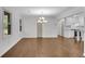 Open dining area with hardwood floors at 4770 Wayland Cir, Acworth, GA 30101