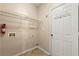 Mud room with tile flooring, wire shelving, and a door at 3296 Quincey Xing, Conyers, GA 30013