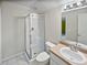 Bathroom featuring shower, toilet, and sink at 1394 Orchard Park Dr, Stone Mountain, GA 30083
