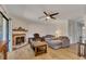 Inviting living room with a cozy fireplace, hardwood flooring, and bright natural light at 702 Hanover Se Ln, Marietta, GA 30067