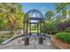 Beautiful community gazebo with seating, providing a serene space for residents, near lush landscaping and the community pool at 1445 Monroe Ne Dr # G7, Atlanta, GA 30324