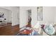 Cozy living room with hardwood floors and neutral decor at 1183 Mobile Nw St, Atlanta, GA 30314