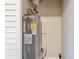 This is a close-up of the water heater with visible specifications at 2080 Dellwood Pl, Decatur, GA 30032