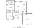 Detailed floor plan showcasing layout, room dimensions, including primary bedroom, kitchen, and living room at 5087 Donnell Way, Decatur, GA 30035