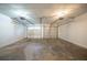 This spacious garage has two overhead doors and lights at 5087 Donnell Way, Decatur, GA 30035