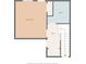 Upstairs floorplan showing Bedroom, Hall, and Bath at 236 Balaban Cir, Woodstock, GA 30188