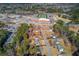 Aerial shot of the neighborhood, school, and surrounding landscape at 4808 Sunview Ct, Suwanee, GA 30024