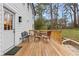 Back deck with furniture on the back of the house at 770 Waters Sw Dr, Atlanta, GA 30310