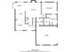 Detailed floor plan showcasing the layout of the home, including room dimensions and key features at 1070 Thornwood Cir, Covington, GA 30016