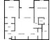 Detailed floor plan of the home highlighting bedrooms, bathrooms, kitchen, and living areas at 1075 Peachtree Walk # A-307, Atlanta, GA 30309