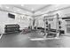 Community gym with free weights and machines at 1075 Peachtree Walk # A-307, Atlanta, GA 30309