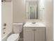 Clean bathroom featuring a tub and white vanity at 3090 Chimney W Rdg, Snellville, GA 30078