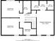 Layout of the second floor featuring bedrooms, baths, walk-in closet, and hall at 1838 Nicole Ln, Lithonia, GA 30058