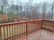 Lovely outdoor back deck area with railing, ideal for outdoor dining and entertaining at 1831 Nours Landing Way, Duluth, GA 30097