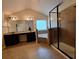 Bathroom featuring a double vanity, separate shower and tub, and tile flooring at 1831 Nours Landing Way, Duluth, GA 30097