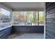 Cozy porch area featuring wood-style siding and a picturesque view of the surrounding neighborhood at 1482 N Crossing Ne Cir, Atlanta, GA 30329