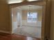 Dining room with a chandelier, wainscoting and neutral carpet at 2110 Retreat Haven Ln, Dacula, GA 30019