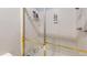 Tiled shower with gold trim at 3131 Nw Slaton Nw Dr # 24, Atlanta, GA 30305
