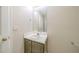 The white sink sits above storage in this bathroom at 821 Stonebridge Park Cir, Lithonia, GA 30058