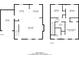 Combined floor plans for both floors, offering a comprehensive view of the home's layout and dimensions at 821 Stonebridge Park Cir, Lithonia, GA 30058