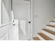 Home's entryway featuring modern stairs and paint at 260 Miller Reed Se Ave, Atlanta, GA 30315