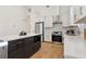 Eat-in kitchen with white cabinets, stainless steel appliances, and an island at 260 Miller Reed Se Ave, Atlanta, GA 30315