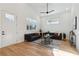 Bright living room with vaulted ceiling, hardwood floors, and modern furniture at 260 Miller Reed Se Ave, Atlanta, GA 30315
