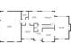 Layout of the home showing the garage, dining room, kitchen, Gathering room, and living room on the main floor at 520 Waterside Ct, Canton, GA 30114