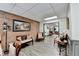 Comfortable lobby with a cozy seating area, brick accent wall, and decor at 300 Johnson Ferry Ne Rd # B411, Atlanta, GA 30328