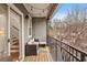 Cozy balcony with outdoor seating, perfect for enjoying fresh air at 100 Brickworks Ne Cir # 104, Atlanta, GA 30307