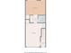 Floorplan of the house featuring the bedroom, bathroom, hall, garage, and foyer at 100 Brickworks Ne Cir # 104, Atlanta, GA 30307