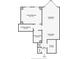 Floor plan illustrating the layout of the property, with labeled rooms and dimensions at 2870 Pharr Court South Nw # 2002, Atlanta, GA 30305