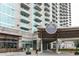 Exterior shot of the building entrance showcasing modern architecture and convenient access at 361 17Th Nw St # 922, Atlanta, GA 30363