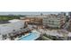 Aerial view of the community's pool and amenities, showcasing recreational opportunities for residents at 361 17Th Nw St # 922, Atlanta, GA 30363