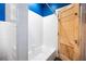 Bathroom featuring contrasting tile and a shower/tub combination at 93 Peachtree Ne Pl # 5, Atlanta, GA 30309