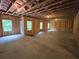 Spacious unfinished basement with insulation, providing a blank canvas for future design at 508 Clayborne Way, Loganville, GA 30052