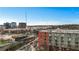 Aerial view showcasing the property's location with cityscape, nearby parks, and easy access to amenities at 650 Glen Iris Ne Dr # 27, Atlanta, GA 30308
