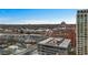 Aerial view showcasing the property's location with cityscape views and easy access to urban amenities at 650 Glen Iris Ne Dr # 27, Atlanta, GA 30308