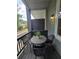 Outdoor balcony featuring a dining set at 3165 Dogwood Dr # 106, Hapeville, GA 30354